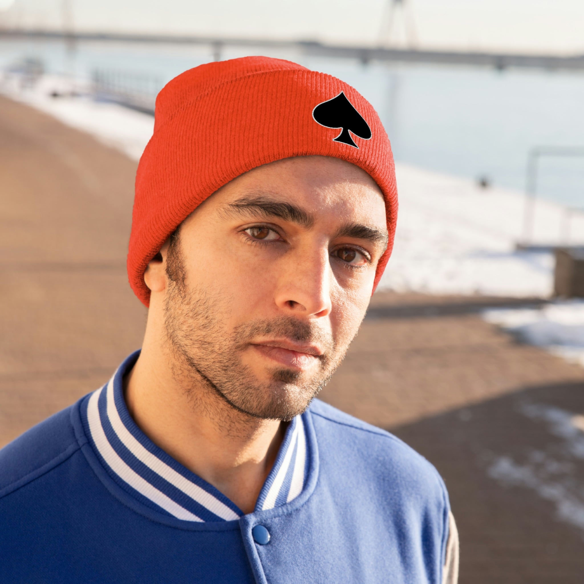 Spade Icon Knit Beanie